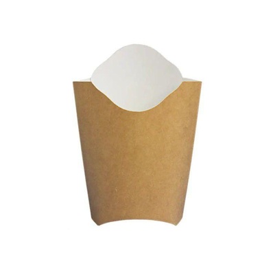 Упаковка средняя для картофеля фри, крафт, 50 шт/уп Р3-105-3 фото