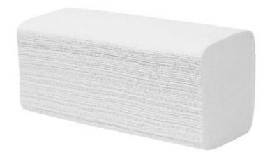 Рушники паперові V, 210*210, 2х шарові, білі, 150 шт/уп СП-15 фото