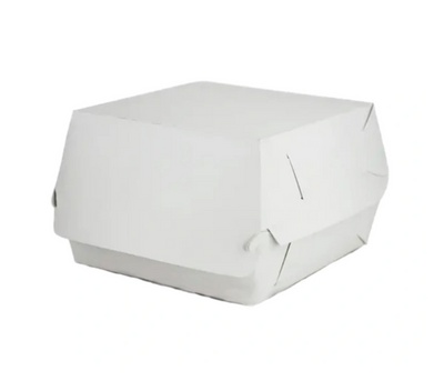 Коробка біла для бургера 110*110*80, не зібрана, 100 шт/уп Р3-104-2 фото