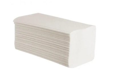 Рушники паперові V, 210*210, 1 шар, білі, 250 шт/уп СП-7 фото