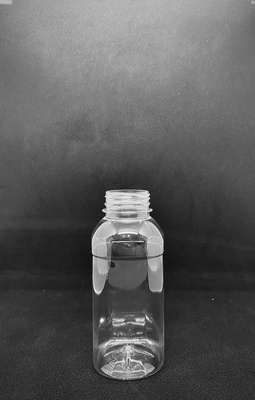 Пляшка квадратна 300мл, для лимонаду/напою, прозора, з кришкою, 400 шт/уп ЕН-12 фото
