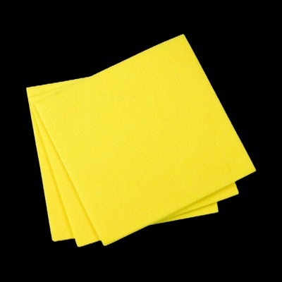 Серветки віскозні, 300*350 мм, жовта, 10 шт/уп ХТ-5 фото