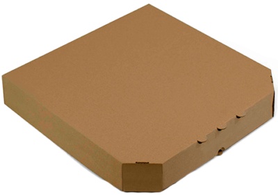 Коробка 420*420*40 для піци, бура, 100 шт/уп Р3-100-6 фото